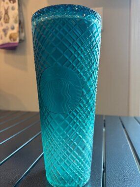 Starbucks Textured Aqua Blue Tumbler